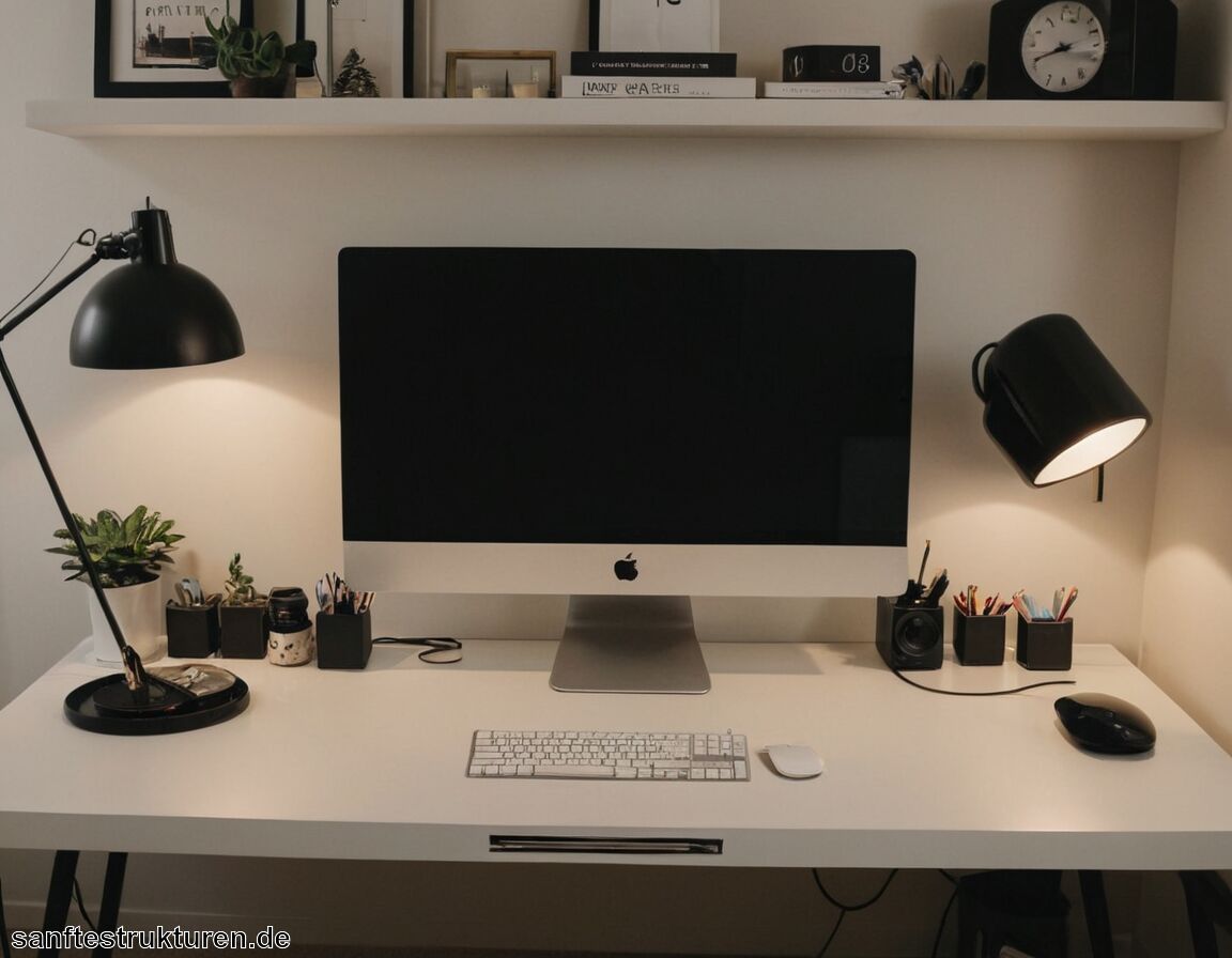Halte Kabel sauber und ordentlich - Homeoffice einrichten Tipps