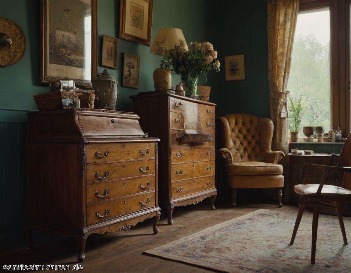 Vintage-Möbel gezielt einsetzen und kombinieren - Landhausstil modern interpretieren